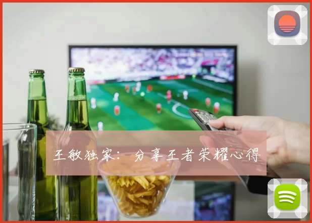 王敏独家：分享王者荣耀心得